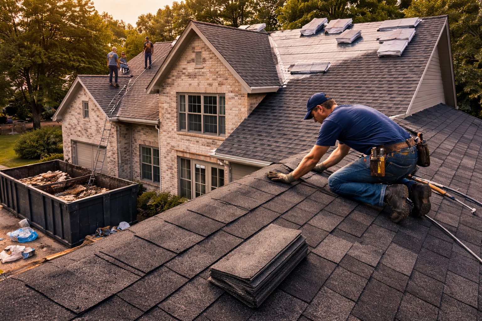 Roof replacement 
in Plano TX
